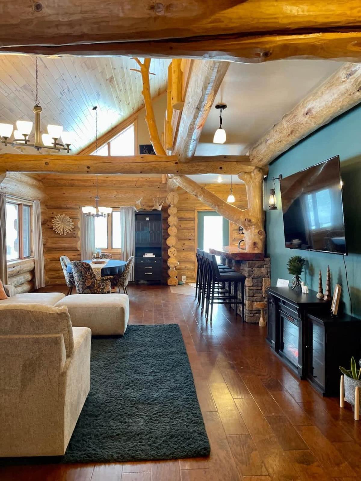 Stunning Log Cabin Getaway At The Hannu Haus آيرونوود المظهر الخارجي الصورة